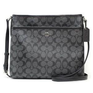 COACH Signature File Crossbody